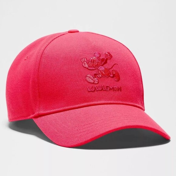 Disney x lululemon Structured Classic Ball Cap, Pink, Adjustable,  NWT, S/M